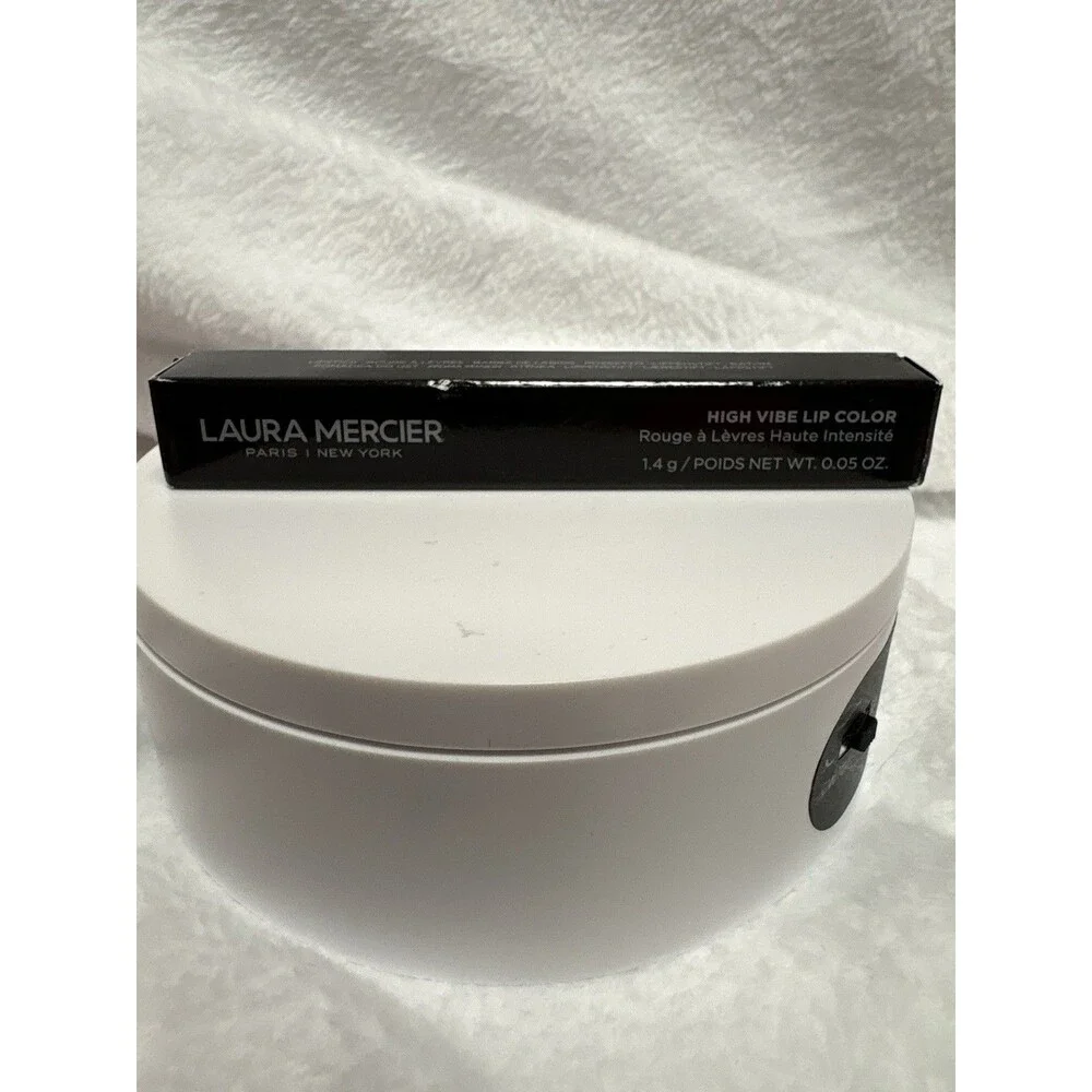 Laura Mercier High Vibe Lip Color 123 Blaze Lipstick 1.4g New In Box